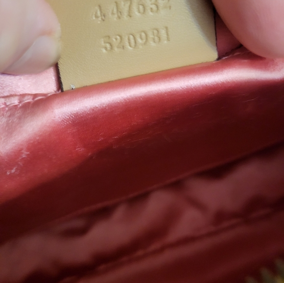 Authentic Gucci Pearl Studded GG Marmont camera bag - Picture 7 of 15